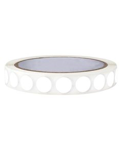 Ετικέτες αυτοκ.στρόγγυλες Ø13mm λευκές ρολλό 1000τεμ