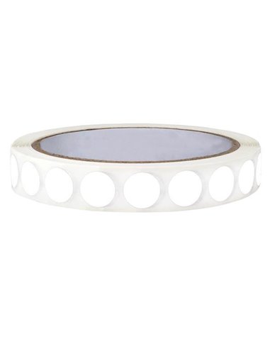 Ετικέτες αυτοκ.στρόγγυλες Ø13mm λευκές ρολλό 1000τεμ