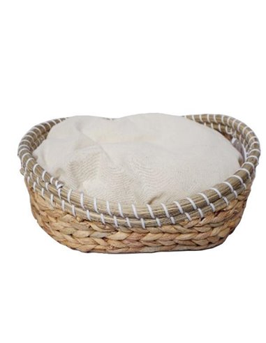 Καλάθι-κρεβάτι κατοικιδίων 40x32xΥ9,5/11,5εκ. από rattan