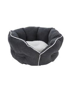 Κρεβάτι σκύλου ή γάτας γκρι Υ18,5x50x18εκ.