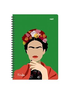 Next trends Frida τετράδιο σπιράλ 2 θέματα 70 φύλλα 21x29εκ.