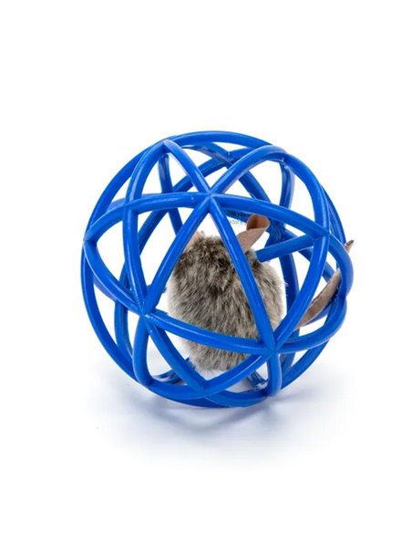 Παιχνίδι γάτας, μπάλα με ποντίκι , Ø10.5εκ