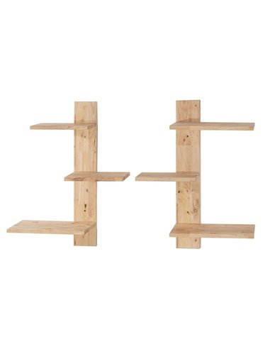 Ράφια αναρρίχησης Nextdeco Natural μασίφ ξύλο Υ150x68x31,8εκ.