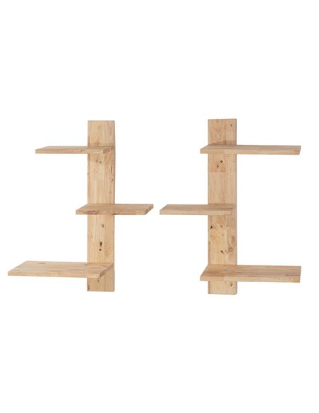 Ράφια αναρρίχησης Nextdeco Natural μασίφ ξύλο Υ150x68x31,8εκ.