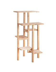 Γατόδεντρο Nextdeco Natural μασίφ ξύλο Υ113,5x54x60εκ.