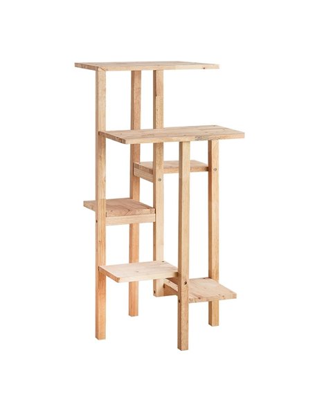 Γατόδεντρο Nextdeco Natural μασίφ ξύλο Υ113,5x54x60εκ.