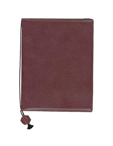 Θήκη για μενού εστιατορίου Α4 δερματίνη μπορντώ