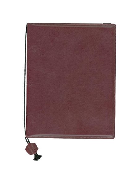 Θήκη για μενού εστιατορίου Α4 δερματίνη μπορντώ