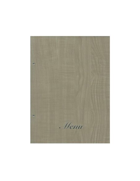 Next μενού εστιατορίου wood μπεζ με 10 ζελατίνες και βίδες 24x32εκ. Δυνατότητα εκτύπωσης