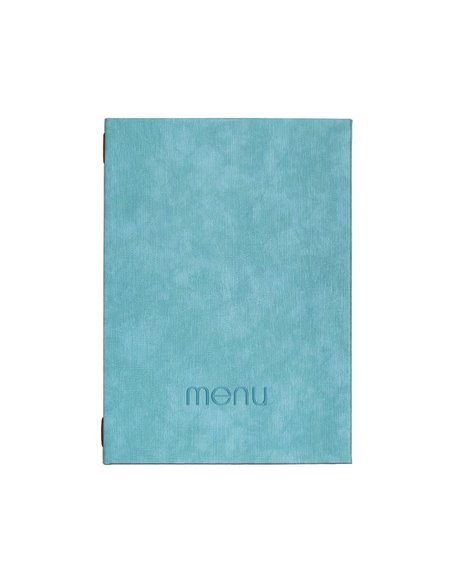 Next μενού εστιατορίου PU bali γαλάζιο με κρυφό λάστιχο 23x32εκ. Δυνατότητα εκτύπωσης