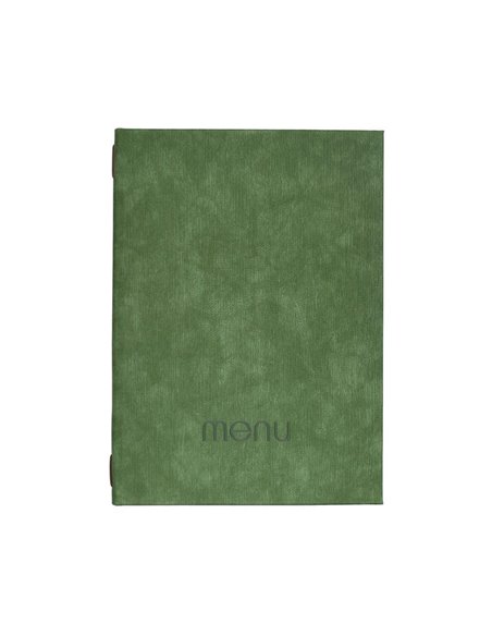 Next μενού εστιατορίου PU bali πράσινο με κρυφό λάστιχο 23x32εκ. Δυνατότητα εκτύπωσης