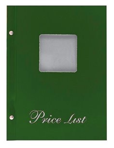 Next price list με παράθυρο basic πράσινο 14x21εκ.