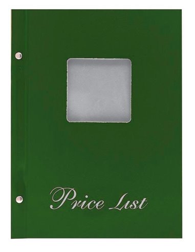 Next price list με παράθυρο basic πράσινο 14x21εκ.