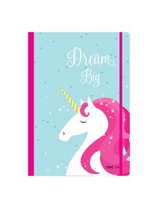Next trends unicorn τετράδιο flexi λάστιχο 21x29εκ. 2θεμ. 80φ.