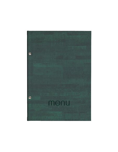 Next μενού εστιατορίου PU cork πράσινο με 10 ζελατίνες και βίδες 24x32εκ. Δυνατότητα εκτύπωσης