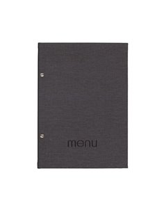 Next μενού εστιατορίου PU nomads σκούρο γκρι με 10 ζελατίνες και βίδες 24x32εκ. Δυνατότητα εκτύπωσης