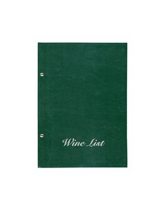 Next wine list basic πράσινο 23,5x32εκ. Δυνατότητα εκτύπωσης