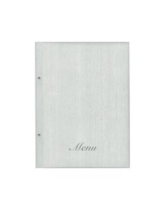 Next μενού εστιατορίου fabric λευκό  με 10 ζελατίνες και βίδες 24x32εκ. Δυνατότητα εκτύπωσης
