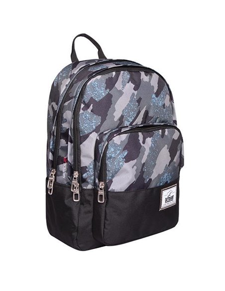 KALGAV τσάντα πλάτης Nautical black camouflage Υ44x16,5x30,5εκ.