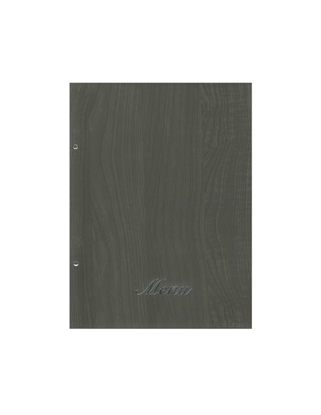 Next μενού εστιατορίου wood καφέ με 10 ζελατίνες και βίδες 24x32εκ. Δυνατότητα εκτύπωσης