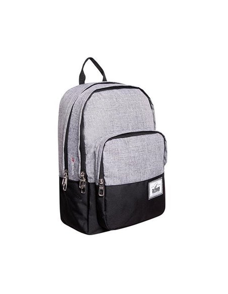 KALGAV τσάντα πλάτης Black-gray melange Υ44x16,5x30,5εκ.