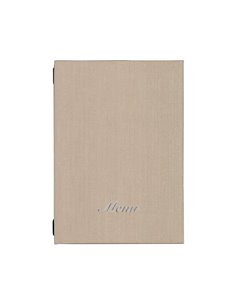 Next μενού εστιατορίου fabric μπεζ 23x32εκ. με κρυφό λάστιχο. Δυνατότητα εκτύπωσης