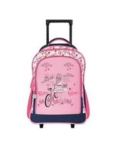 Βagtrotter τσάντα τρόλευ Poivre Blanc Blue Υ43x32x15εκ.