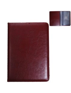 Μενού εστιατορίου PU μπορντώ Υ26x18,5εκ.