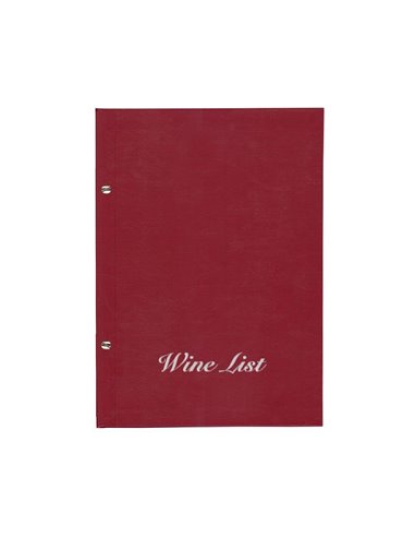 Next wine list basic μπορντώ 23,5x32εκ. Δυνατότητα εκτύπωσης