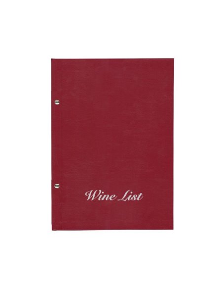 Next wine list basic μπορντώ 23,5x32εκ. Δυνατότητα εκτύπωσης