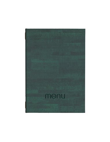 Next μενού εστιατορίου PU cork πράσινο με κρυφό λάστιχο 23x32εκ. Δυνατότητα εκτύπωσης