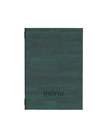 Next μενού εστιατορίου PU cork πράσινο με κρυφό λάστιχο 23x32εκ. Δυνατότητα εκτύπωσης