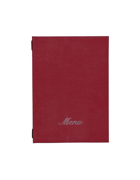 Next μενού εστιατορίου basic μπορντώ με κρυφό λάστιχο 23x32εκ. Δυνατότητα εκτύπωσης