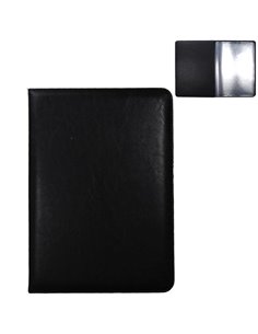 Μενού εστιατορίου PU μαύρο Υ29,7x21εκ.