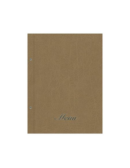 Next μενού εστιατορίου old leather καφέ ανοιχτό με 10 ζελατίνες και βίδες 24x32εκ. Δυνατότητα εκτύπωσης