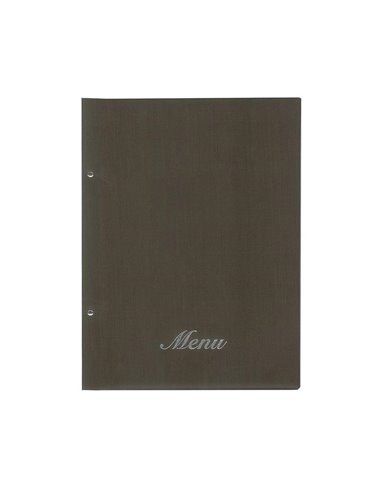 Next μενού εστιατορίου fabric καφέ με 10 ζελατίνες και βίδες 24x32εκ. Δυνατότητα εκτύπωσης