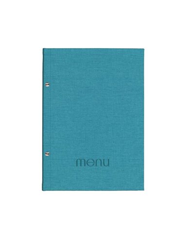 Next μενού εστιατορίου PU nomads γαλάζιο με 10 ζελατίνες και βίδες 24x32εκ. Δυνατότητα εκτύπωσης