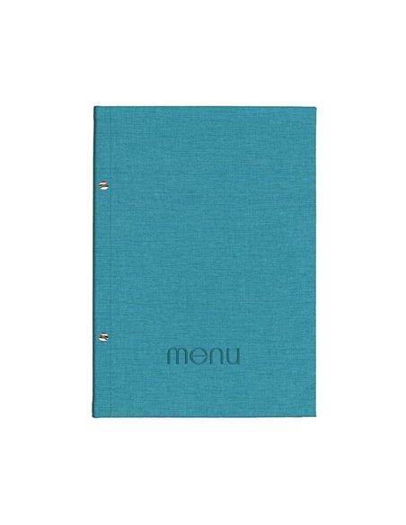 Next μενού εστιατορίου PU nomads γαλάζιο με 10 ζελατίνες και βίδες 24x32εκ. Δυνατότητα εκτύπωσης