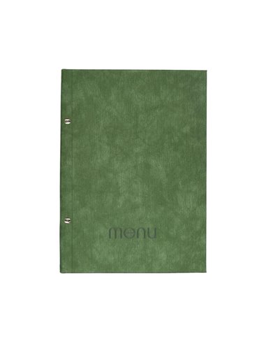 Next μενού εστιατορίου PU bali πράσινο με 10 ζελατίνες και βίδες 24x32εκ. Δυνατότητα εκτύπωσης