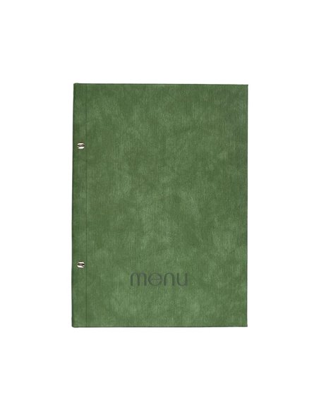 Next μενού εστιατορίου PU bali πράσινο με 10 ζελατίνες και βίδες 24x32εκ. Δυνατότητα εκτύπωσης