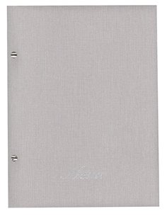 Next μενού εστιατορίου nomad μπεζ με 10 ζελατίνες και βίδες 24x32εκ. Δυνατότητα εκτύπωσης