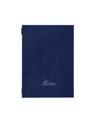 Next μενού εστιατορίου basic μπλε με κρυφό λάστιχο 23x32εκ. Δυνατότητα εκτύπωσης