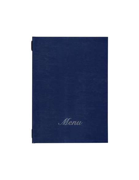 Next μενού εστιατορίου basic μπλε με κρυφό λάστιχο 23x32εκ. Δυνατότητα εκτύπωσης