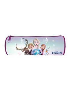 Bagtrotter κασετίνα βαρελάκι "Frozen Purple" 22x7x7εκ.