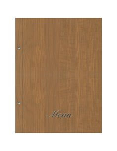 Next μενού εστιατορίου καφέ ανοιχτό 24x32εκ. wood. Δυνατότητα εκτύπωσης