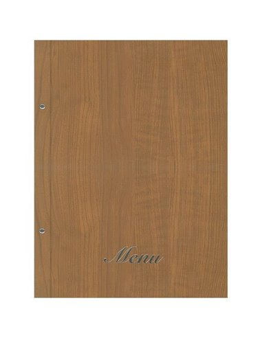 Next μενού εστιατορίου καφέ ανοιχτό 24x32εκ. wood. Δυνατότητα εκτύπωσης