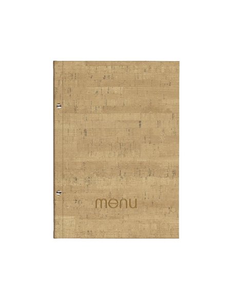 Next μενού εστιατορίου PU cork μπεζ  με 10 ζελατίνες και βίδες 24x32εκ. Δυνατότητα εκτύπωσης