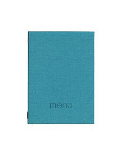 Next μενού εστιατορίου PU nomads γαλάζιο με κρυφό λάστιχο 23x32εκ. Δυνατότητα εκτύπωσης