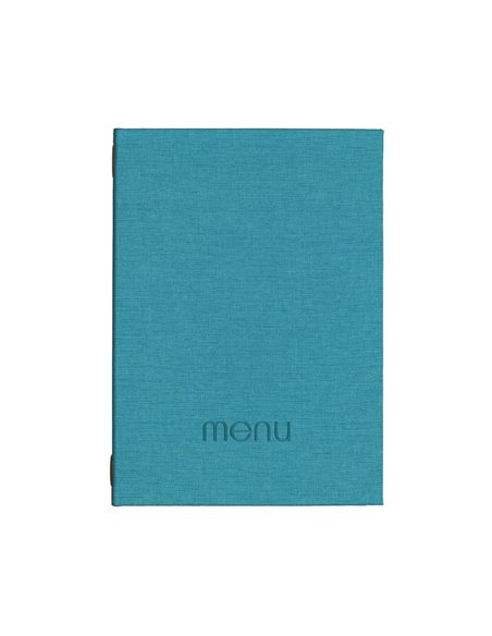 Next μενού εστιατορίου PU nomads γαλάζιο με κρυφό λάστιχο 23x32εκ. Δυνατότητα εκτύπωσης