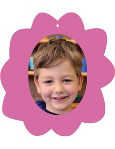 Next σχολικό ενθύμιο με κοπτικό "Λουλούδι" φουξ 23x25εκ.